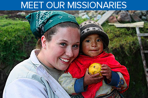 Missionary with child